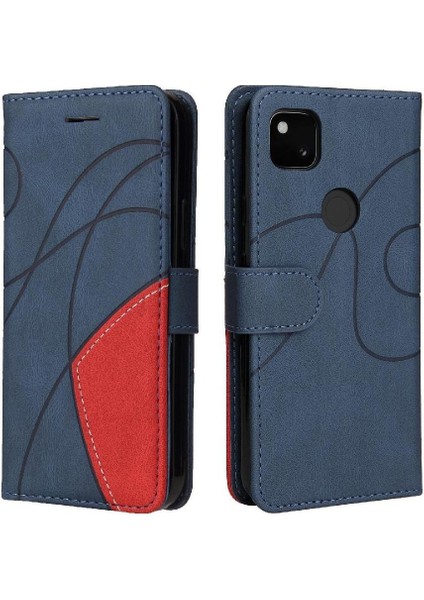 Google Piksel 4A Pu Deri Flip Folio Kılıf Için Kılıf Kickstand Koruyucu (Yurt Dışından)
