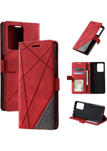 Xiaomi Redmi Için Not 12 Pro Artı Cüzdan Çevir Folio Kart Tutucu Pu (Yurt Dışından)