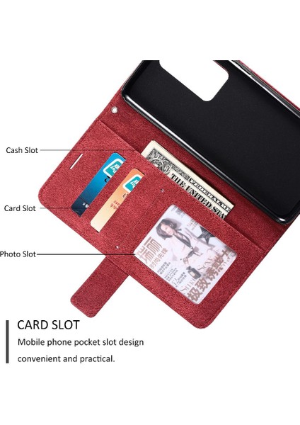 Huawei P40 Pro Manyetik Cüzdan Flip Için Kılıf Folio Kart Tutucu Kickstand (Yurt Dışından)