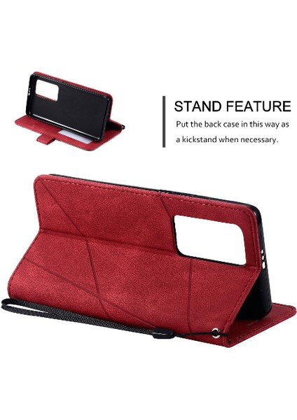 Huawei P40 Pro Manyetik Cüzdan Flip Için Kılıf Folio Kart Tutucu Kickstand (Yurt Dışından)