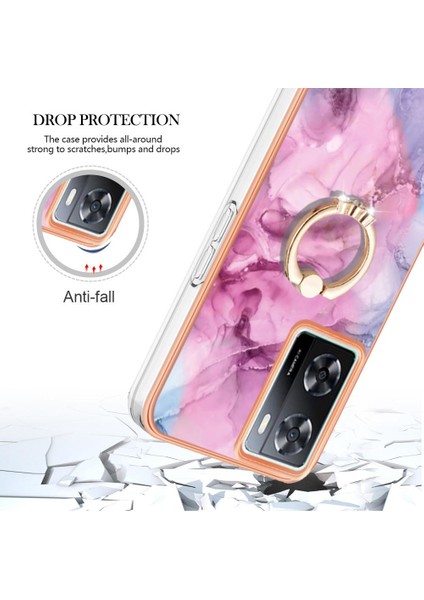 Oneplus Nord N300 5g Mermer Darbeye Tpu Silikon 360 &deg; Halka Için Kılıf (Yurt Dışından) modelleri