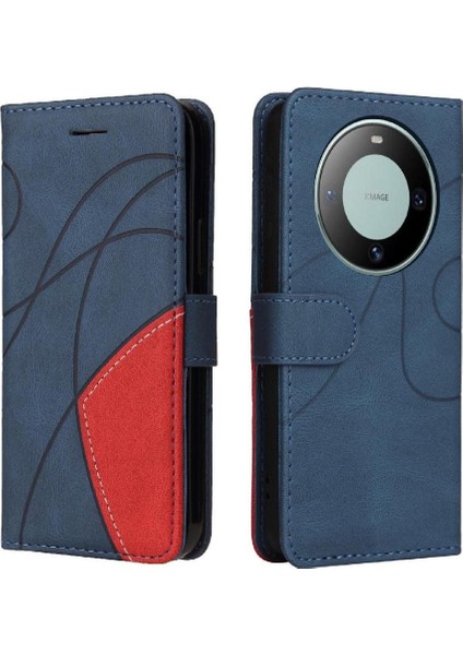 Kart Yuvası Standı ile Huawei Mate 60 Için Kılıf Pu Deri Flip Folio Kılıf (Yurt Dışından)