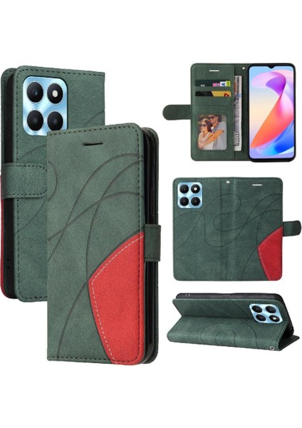 Onur Için Kılıf X6A 4g Kickstand Koruyucu Pu Deri Flip Folio Kılıf ile (Yurt Dışından)