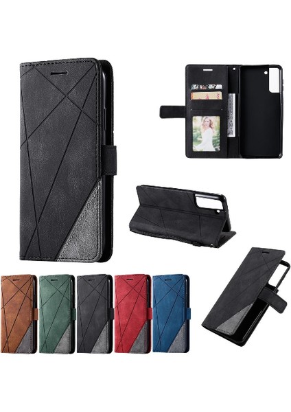 Samsung Galaxy S21 Artı Pu Deri Cüzdan Flip Folio Manyetik (Yurt Dışından)