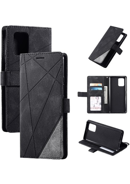 Samsung Galaxy S10 Lite Için Kılıf Pu Deri Darbeye Cüzdan Flip Folio (Yurt Dışından)