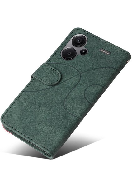 Xiaomi Redmi Not Için Kılıf 13 Pro Artı Kart Yuvası Standı ile Pu Deri (Yurt Dışından)