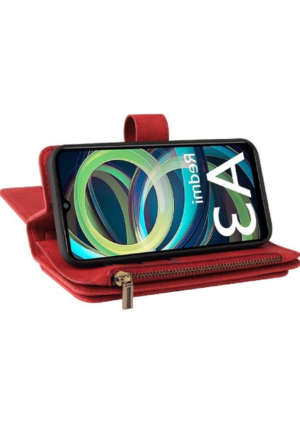 Xiaomi Redmi A3 Fermuar Poket Onbeş Kart Yuvaları Kart Yuvası ile (Yurt Dışından)