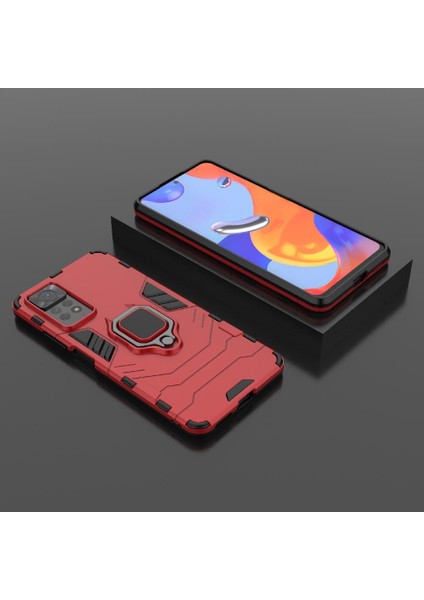 Xiaomi Redmi Için Not 11 Pro 360 &deg; Dönen Halka Darbeye Kapak Damla (Yurt Dışından)