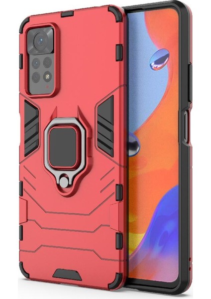 Xiaomi Redmi Için Not 11 Pro 360 &deg; Dönen Halka Darbeye Kapak Damla (Yurt Dışından)