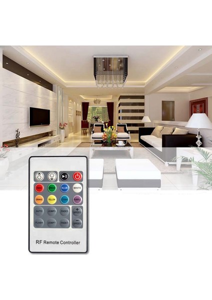 5x LED Kontrol Cihazı 12-24V Düşük Basınçlı Rf Işık Çubuğu Karartma Kontrol Cihazı (Yurt Dışından)