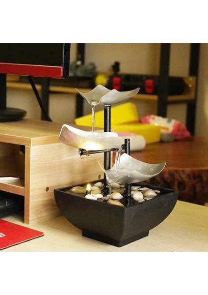 Iç Mekan 3 Katlı Masa Üstü Fıskiye, Güç Anahtarlı Otomatik Pompa, Doğal Özellikli Ekstra Derin Havza Uk Fişi, Gümüş (Yurt Dışından) fiyatları