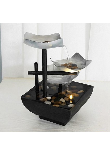 Iç Mekan 3 Katlı Masa Üstü Fıskiye, Güç Anahtarlı Otomatik Pompa, Doğal Özellikli Ekstra Derin Havza Uk Fişi, Gümüş (Yurt Dışından) indirimleri