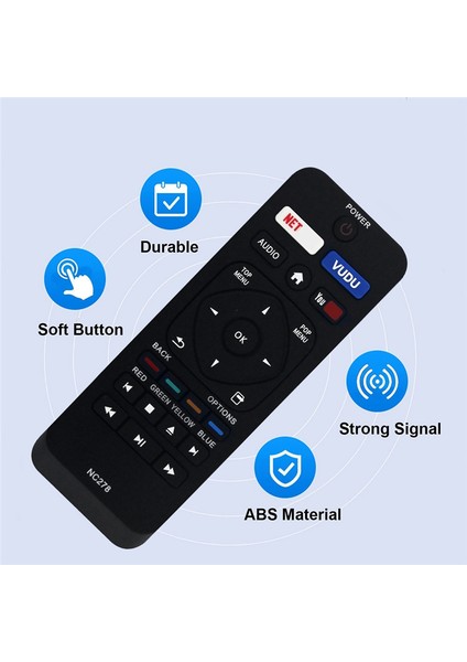 Blu-Ray DVD Oynatıcı Için NC278 Uzaktan Kumanda NC278 NC458 NC290 (Yurt Dışından) modelleri