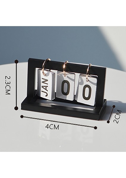 OB11 Mobilya Mini Takvim Modeli, Siyah (Yurt Dışından)