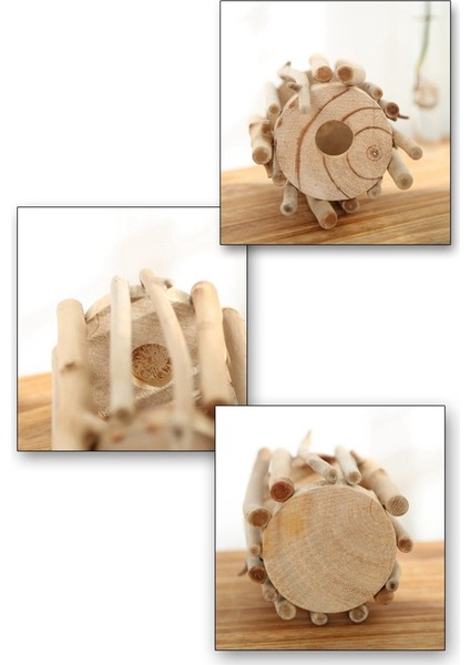 Iskandinav Yuvarlak Ahşap Küçük Vazo Dekorasyon Ev Bitki Çiçek El Yapımı Teraryum Masa Şeffaf Vazo Cam Kaplar (Yurt Dışından) fırsatları