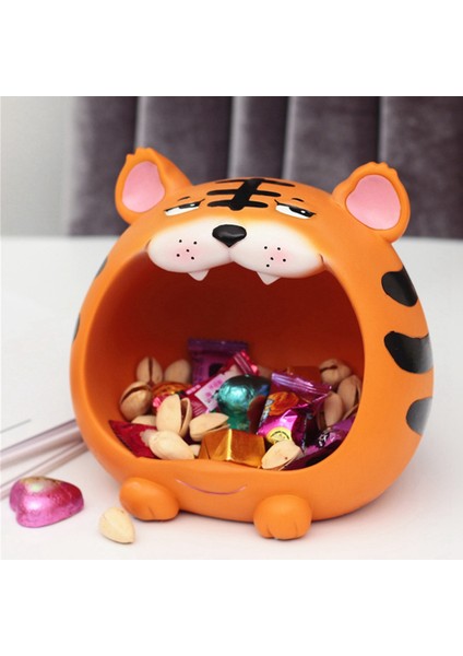 Depolama Tepsisi Yıl Maskot Şanslı Depolama Dolabı Ev Dekorasyonu Depolama Kovası Turuncu (Yurt Dışından) modelleri