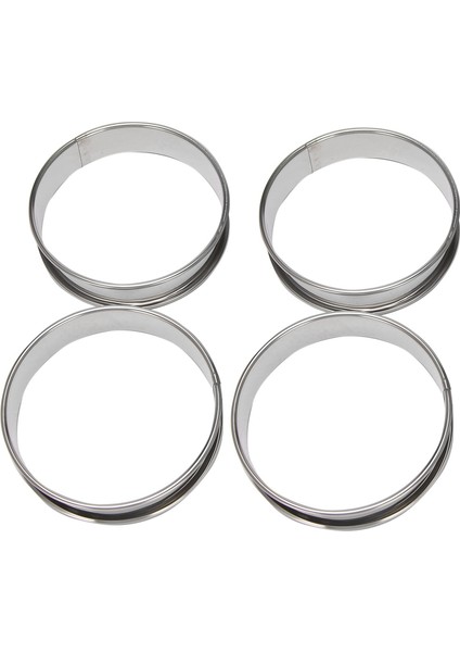 4 Inç Muffin Halkaları Crumpet Yüzükler, 30 Paslanmaz Çelik Muffin Halkaları Kalıpları Seti Çift Haddelenmiş Tart Yüzükler Yuvarlak Tart Yüzük (Yurt Dışından) indirimleri