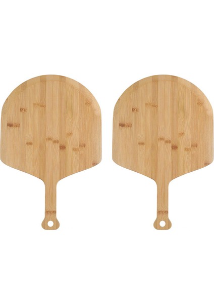 Adet 12IN Pizza Kabuğu Kürek Ahşap Pizza Spatula Pizza Transfer Spatula Fırın Pizza Kesme Tahtası (Yurt Dışından)