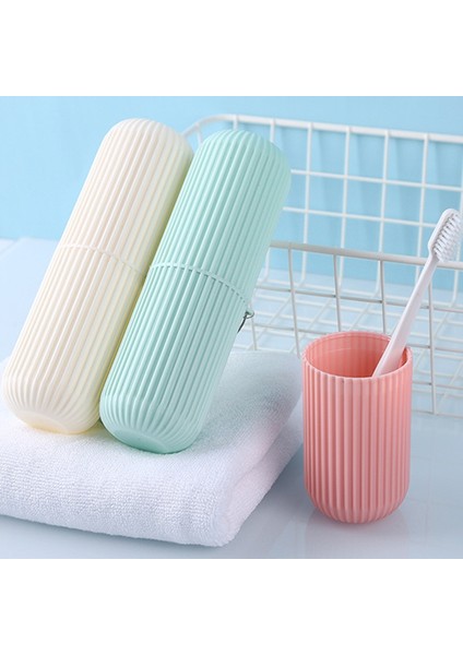 Taşınabilir Diş Fırçası Kitleri Durumda Diş Macunu Bardak Tutucu Korumak Saklama Kutusu Seyahat Organizatör Depolama Kapağı Beyaz (Yurt Dışından) fırsatları