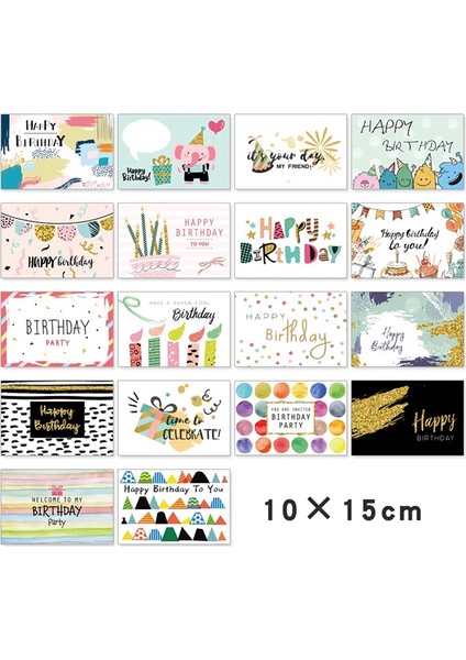 Yetişkinler ve Çocuklar Için 36 Paket Tebrik Kartı Doğum Günü Kartları Seti (Yurt Dışından) fiyatları