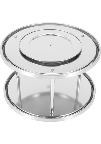 2x Baharat Rafı Paslanmaz Çelik Organizatör Tepsisi 360 Derece Döner Tabla Dönen 2 Stand (Yurt Dışından) fırsatları