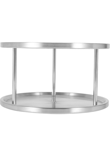 2x Baharat Rafı Paslanmaz Çelik Organizatör Tepsisi 360 Derece Döner Tabla Dönen 2 Stand (Yurt Dışından) indirimleri