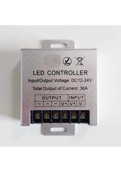 Dimmer Uzaktan Büyük Güç 360 W LED Kutu Denetleyici Tek Renkli LED Şerit Işık DC12-24V Karartma 23KEY Ir Uzaktan Kiti (Yurt Dışından) modelleri