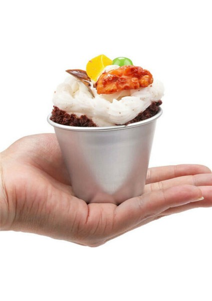18 Pcs Alüminyum Dariol Kalıp Kek Kapları Dariole Puding Tatlı Krem Kalıpları Yuvarlak Yapışmaz Yumurta Tart Kalıp Bakeware Fincan (Yurt Dışından) indirimleri