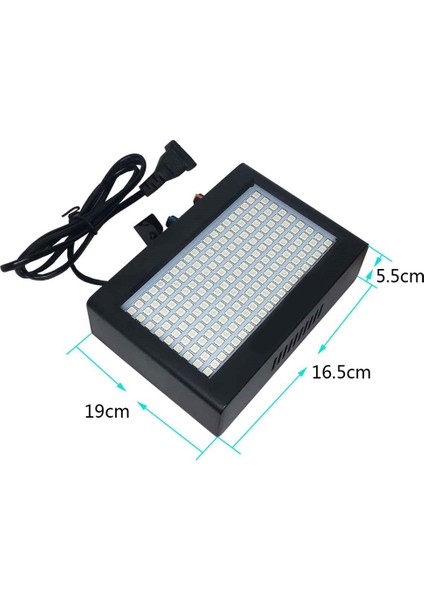 180 Strobe Flaş Işığı Taşınabilir 35W Rgb Uzaktan Ses Kontrolü Strobe Hızı Ayarlanabilir Sahne Disko Bar Parti Kulübü (Ab Tak) (Yurt Dışından)