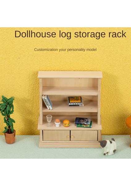 1:12 Minyatür Kitaplık Soyunma Depolama Dolabı Raf Raf Mobilya Modeli Dekor Kitaplık Depolama Dolabı Rafı (Yurt Dışından) fırsatları