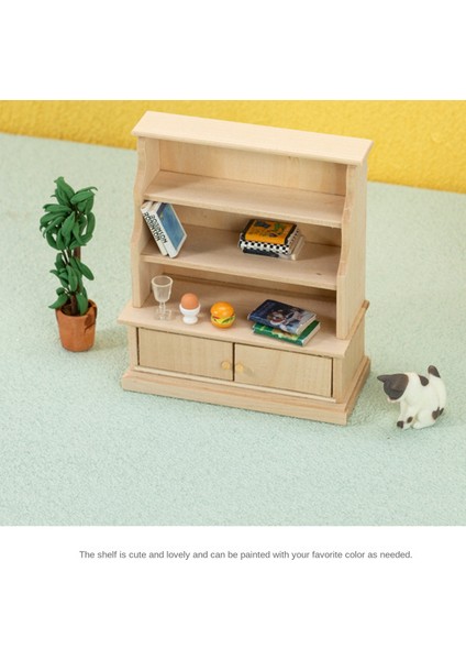 1:12 Minyatür Kitaplık Soyunma Depolama Dolabı Raf Raf Mobilya Modeli Dekor Kitaplık Depolama Dolabı Rafı (Yurt Dışından) indirimleri