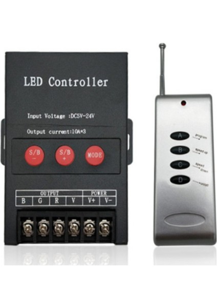 Rgb Şerit Işığı DC5-24V Için 30A LED Denetleyici Ir Uzaktan Büyük Güç 360W Bt Denetleyici (Yurt Dışından)