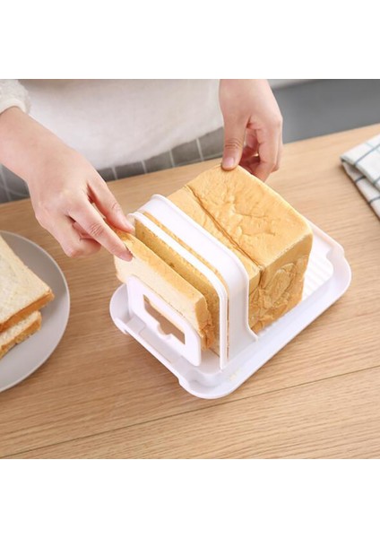 Pratik Ekmek Dilimleme Ayarlanabilir Simit Kesici Tost Dilimleme Ekmek Somun Kesici Sandviç Dilimleme Aracı Pişirme Aracı (Yurt Dışından) fiyatları