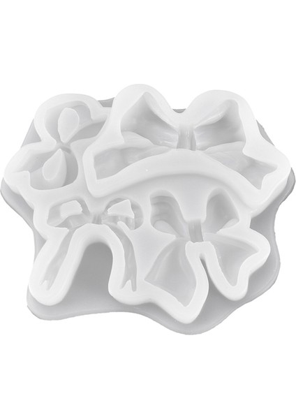 Karikatür Papyon Silikon Kalıp Yay Reçine Sanat Kalıp Dıy Papyon Sevgililer Günü Dekoratif Pişirme Gereçleri, 4 Şekil (Yurt Dışından)