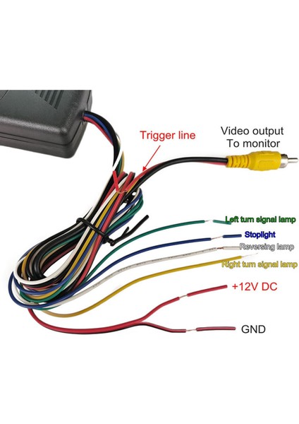 Araba Sürüş Sistemi Için 4 Kamera 1 Video Kontrol Görüntü Birleştirici Kanal Dönüştürücü Kutusu Ön Arka Sol Sağ Görünümler (Yurt Dışından) fırsatları