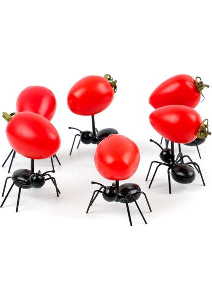 120 Paket Karınca Yemi Meyve Dekorasyon Çatallar Karınca Şekilli Çatallar Aperatif Kek Tatlı Ev Mutfak Partisi (Yurt Dışından) fırsatları