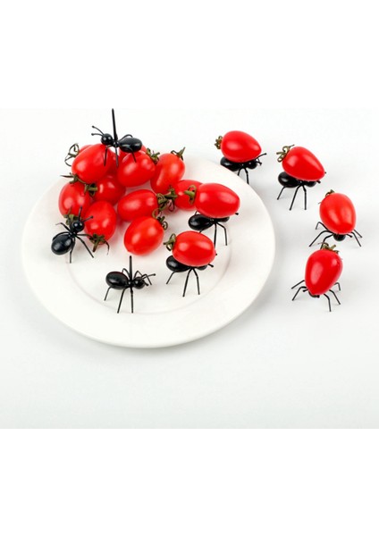 120 Paket Karınca Yemi Meyve Dekorasyon Çatallar Karınca Şekilli Çatallar Aperatif Kek Tatlı Ev Mutfak Partisi (Yurt Dışından) indirimleri
