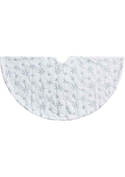 Beyaz Noel Ee Etek Ev Sahne Dekoru Için Polyester Süs-E (Yurt Dışından)