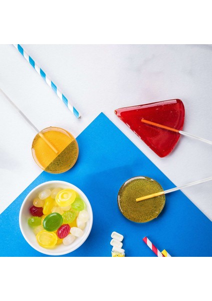 100 Parça 6 Inç Akrilik Lolipop Çubukları Şeffaf Yeniden Kullanılabilir Akrilik Çubuklar Lolipop Kek Pops Şekerler Çikolata Yapımı Için (Yurt Dışından) modelleri