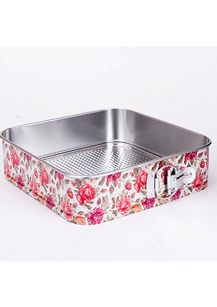3 Adet Yapışmaz Yaylı Kek Tava Metal Pişirme Kek Kalıbı Çıkarılabilir Alt Yuvarlak Kalp Kare Şekiller Bakeware (Yurt Dışından) fiyatları