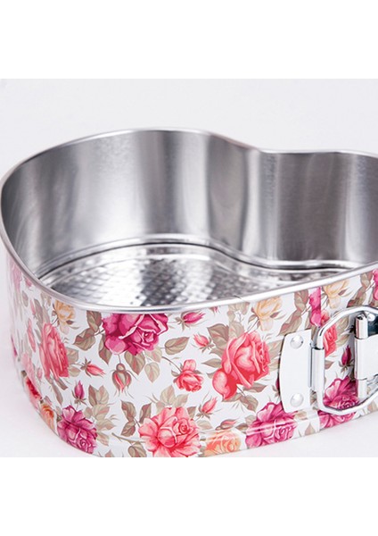 3 Adet Yapışmaz Yaylı Kek Tava Metal Pişirme Kek Kalıbı Çıkarılabilir Alt Yuvarlak Kalp Kare Şekiller Bakeware (Yurt Dışından) indirimleri
