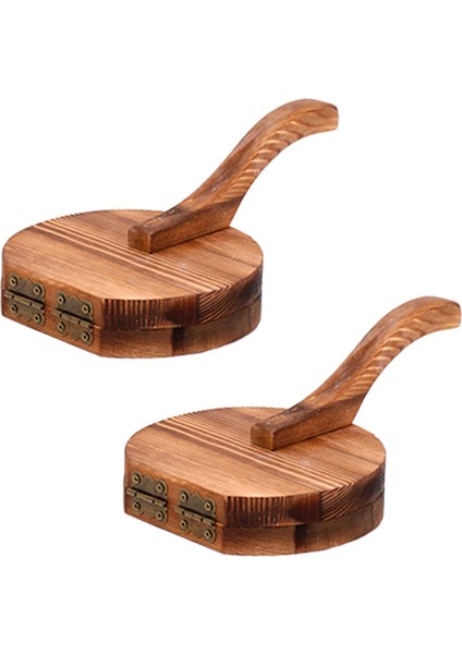 2x Hamur Presleme Aracı Hamur Baskı Hamur Cilt Ahşap Hamur Presleme Hamur Baskı Hamur Sarmalayıcılar Baskı C (Yurt Dışından)