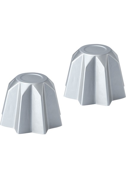 2x Eloksallı Alüminyum Dekoratif Kalıp Kek Ekmek Pandoro Jöle Çikolata Muffin Mutfak B (Yurt Dışından)