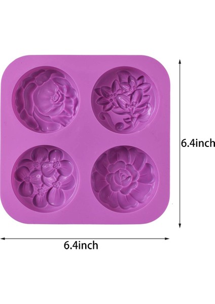Çiçek Silikon Sabun, Ev Yapımı Sabun Kalıbı, Muffin, Puding, Jöle ve Cheesecake(1 Adet) (Yurt Dışından) fiyatları