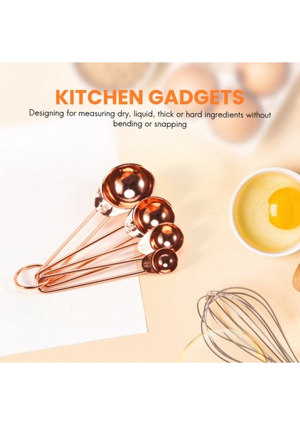 Gül Rengi Altın Paslanmaz Çelik 8 Kazınmış Ölçümden Oluşan Ölçüm Seti (Yurt Dışından) fiyatları