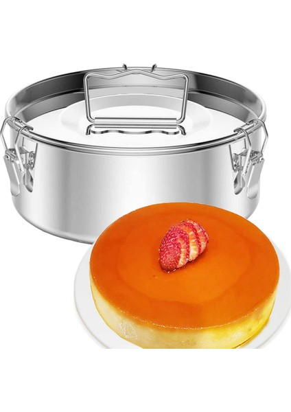 Paslanmaz Çelik Flan Kalıbı 60 Oz, 6 Qt ile Uyumlu(3 Qt,8 Qt Mevcut) (Yurt Dışından) fiyatları