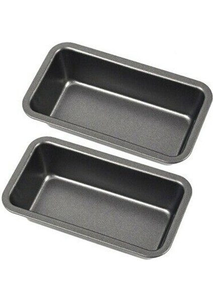 2 Adet Ekmek Tavaları Pişirme Için Yapışmaz Karbon Çelik Somun Tava Tepsisi Tost Kalıp Kek Somun Pasta Tost Kutusu Fırın Tepsisi Bakeware (Yurt Dışından)