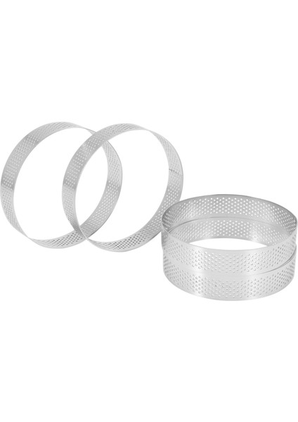 20 Adet Dairesel Gözenekli Tart Halka Alt Kule Pasta Kek Kalıbı Pişirme Araçları Isıya Dayanıklı Delikli Kek Mus Halkası, 10 cm (Yurt Dışından) fırsatları