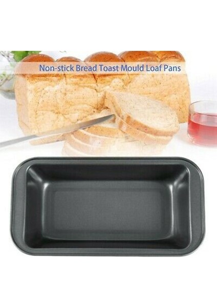 2 Adet Ekmek Tavaları Pişirme Için Yapışmaz Karbon Çelik Somun Tava Tepsisi Tost Kalıp Kek Somun Pasta Tost Kutusu Fırın Tepsisi Bakeware (Yurt Dışından)