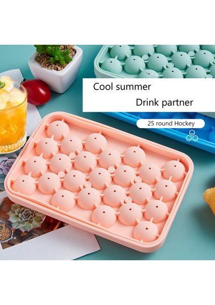 25 Izgaralı Kapaklı Ice Cube Ays Ice Cube Kalıp Küpü Ücretsiz - Mavi (Yurt Dışından) fiyatları